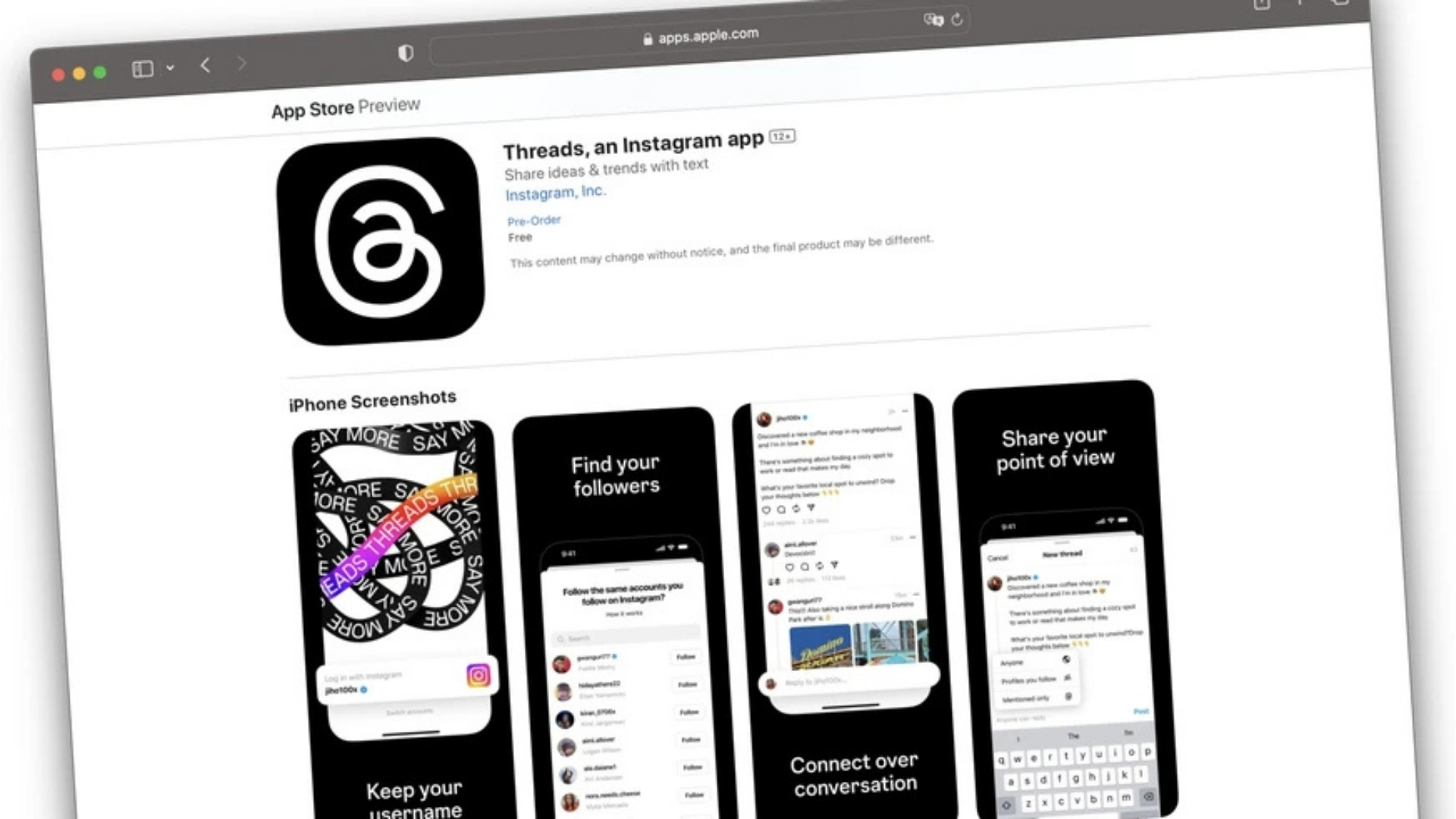 Threads Plattform Übersicht